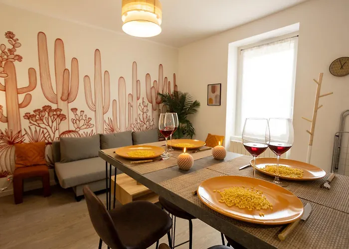 Apartmán L'oasis - T2 Ambiance Cactus Et Confort Moderne *