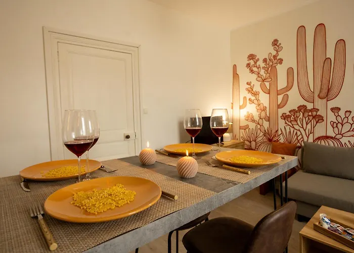 L'oasis - T2 Ambiance Cactus Et Confort Moderne