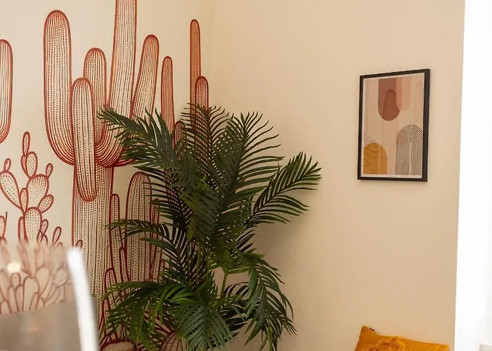 Apartmán L'oasis - T2 Ambiance Cactus Et Confort Moderne *